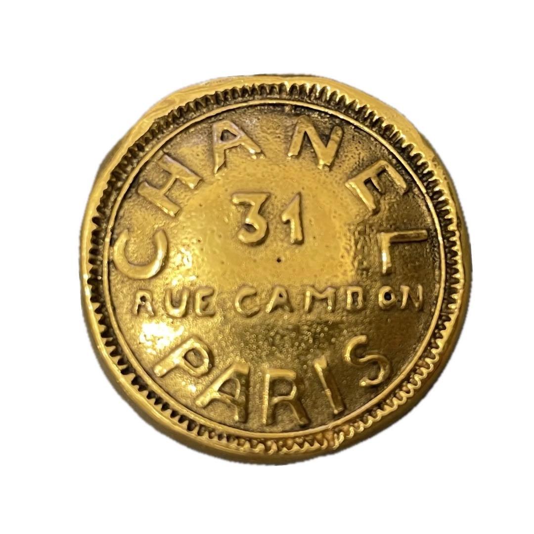 CHANEL シャネル ブローチ ヴィンテージ カンボン ゴールド CHANEL - CHANEL シャネル ブローチ カンボンの通販 by RECLOラクマ店