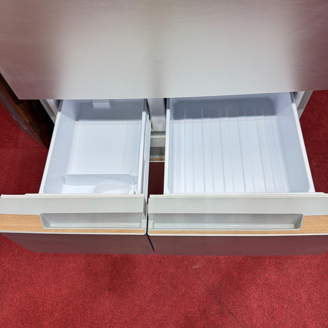 東京23区送料無料 超美品シャープ6ドア観音開き冷蔵庫 2021年製 457L