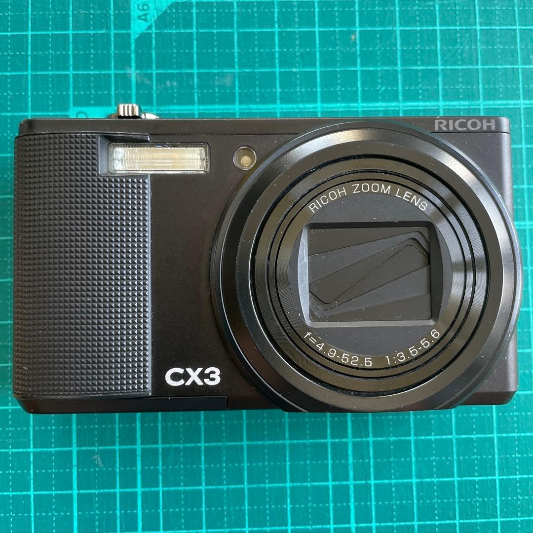 RICOH リコー CX3 ブラック オールドコンデジ SDカード付 訳あり品