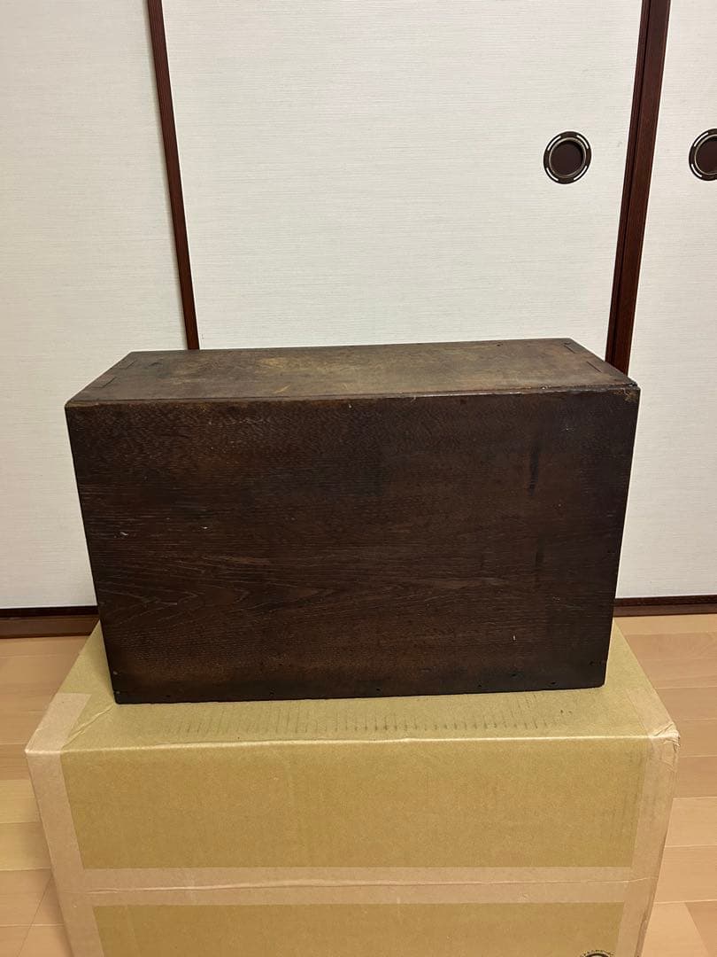 ち*み様 アンティーク 小引出し薬箪笥 昭和初期 木製小引き出し レア物