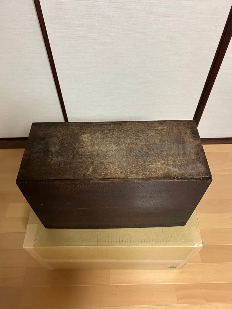 ち*み様 アンティーク 小引出し薬箪笥 昭和初期 木製小引き出し レア物