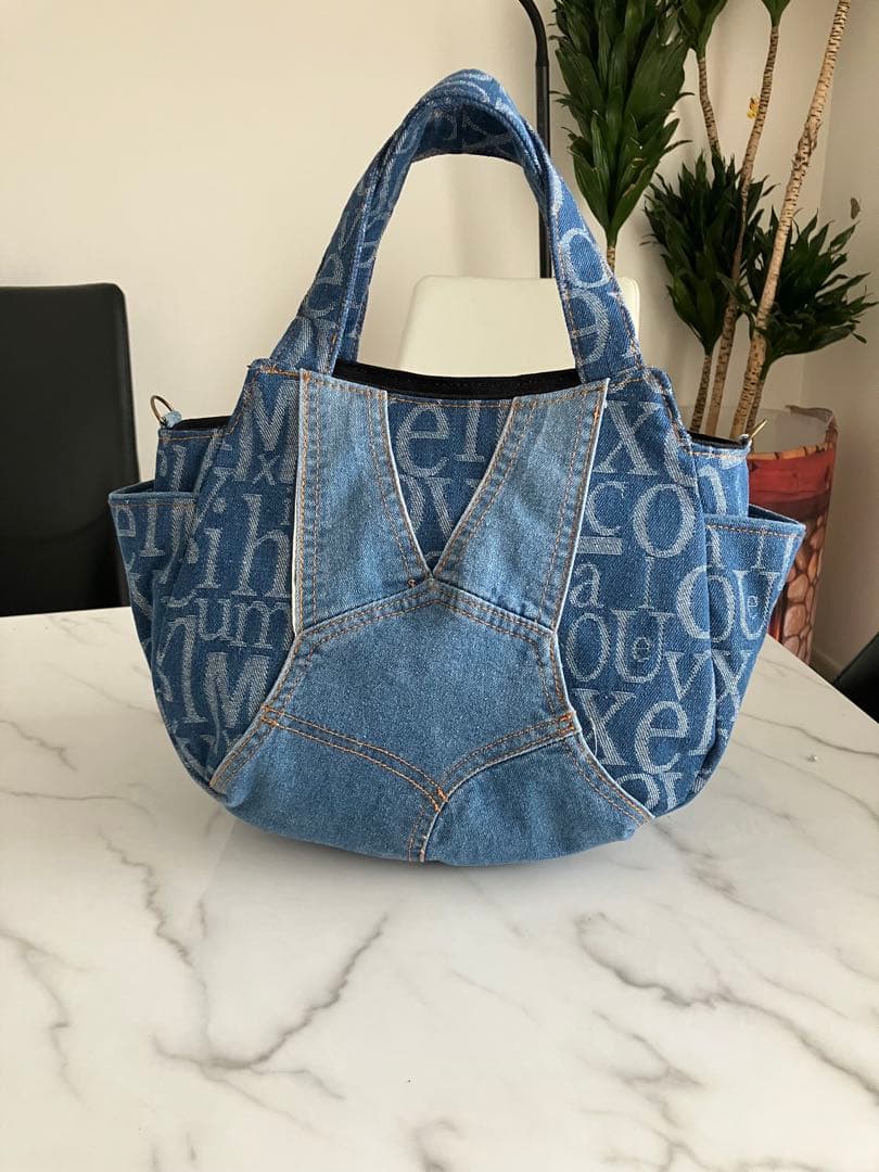 889 あいみょん♡様専用大きめ デニムリメイクバック ハンドメイド2点