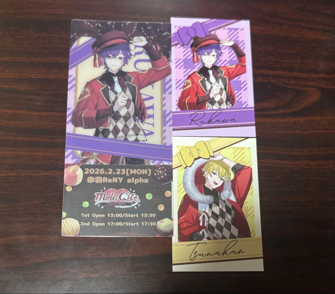 Melo gift るかわ クリアチケット チェキ風カード - メルカリ