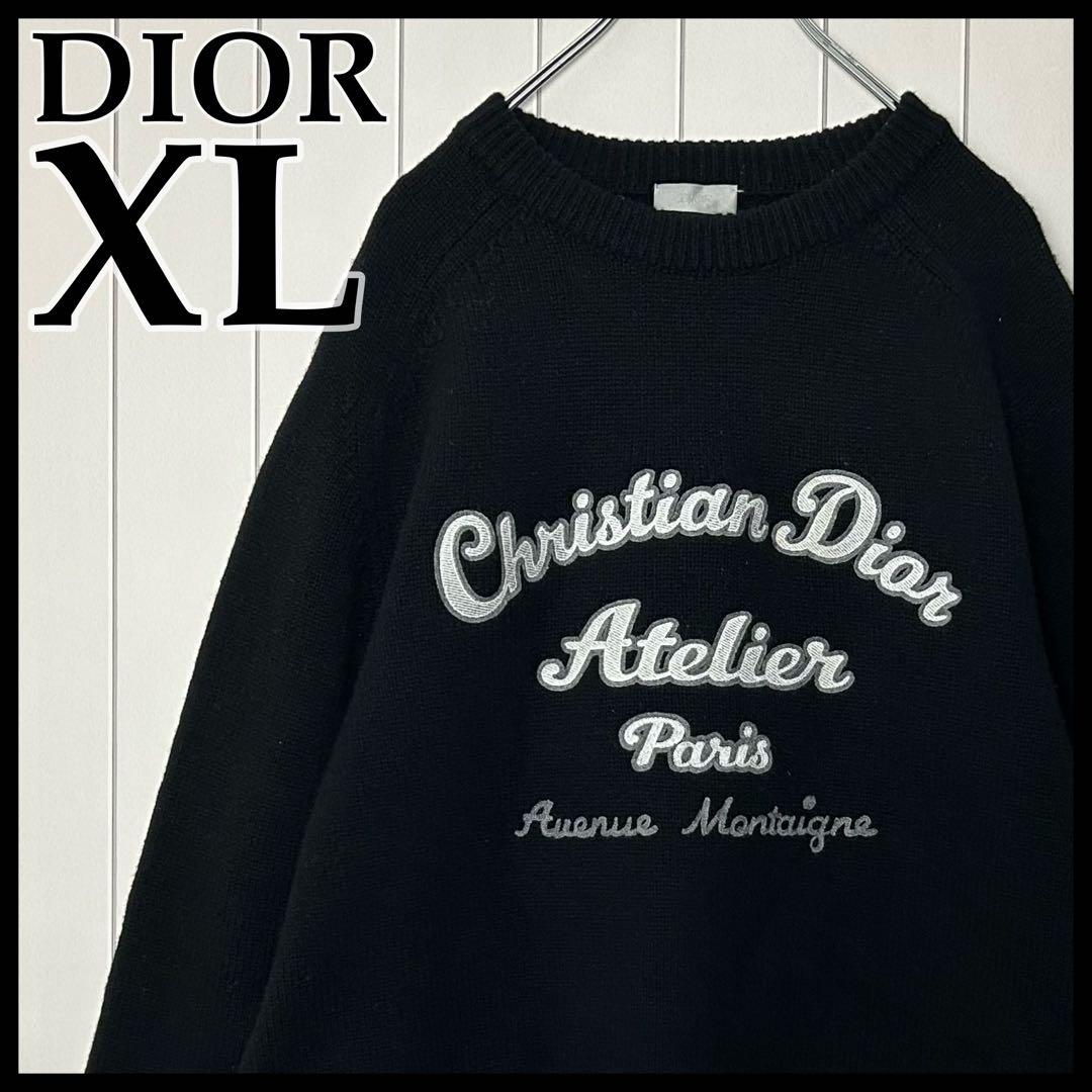 00s archive TORTUGA 王冠スタッズスカル厚手ドライバーズニット