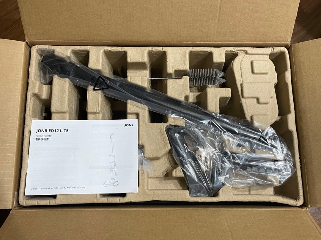水拭き掃除機 JONR ED12 Lite コードレススティック掃除機 乾湿両用