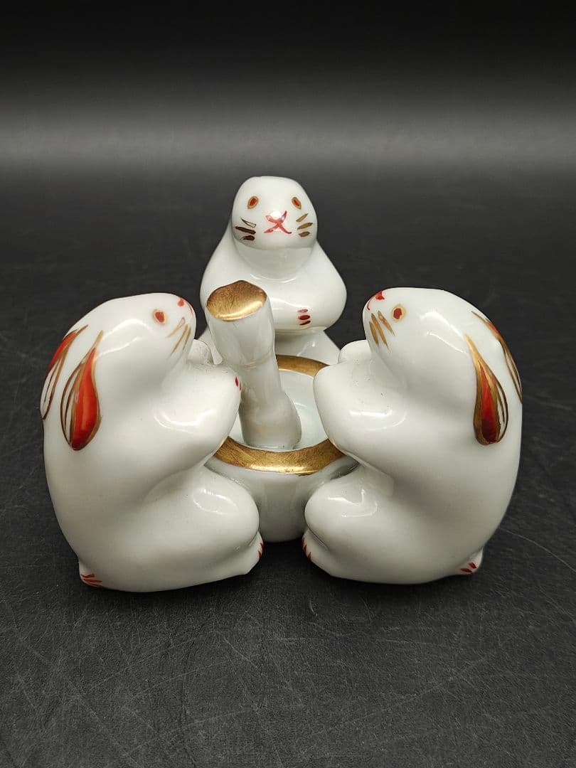 蓋置 色絵 三ッ兎 高野昭阿弥作 蓋置 うさぎ - メルカリ