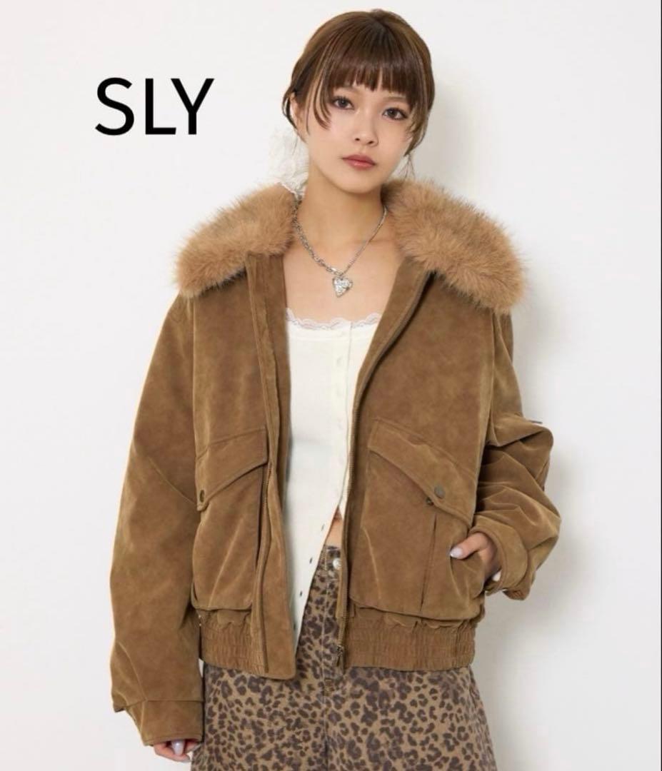 新品 SLY WASHED PUFFER ブルゾン ベージュ アウター スライ - メルカリ