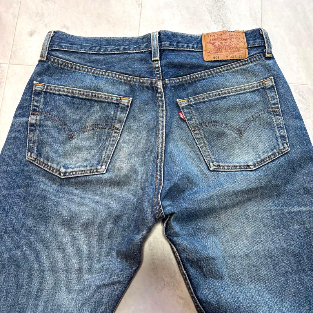 USA製】リーバイス501 00年 W33 鬼ヒゲ ハチノス デニムパンツ - メルカリ