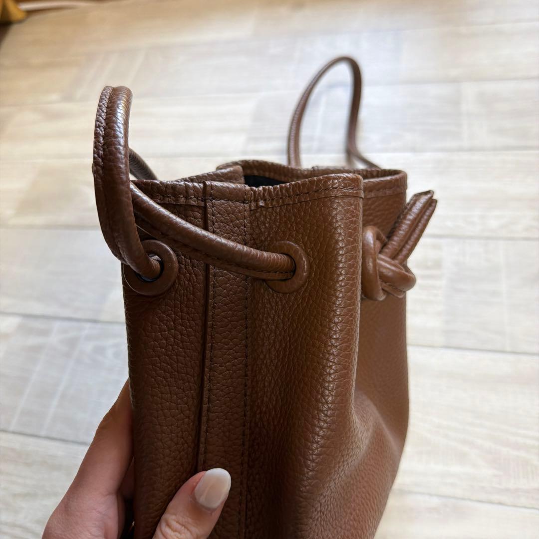 VASIC ブラウンレザー スモールスモール 保存袋付き - メルカリ