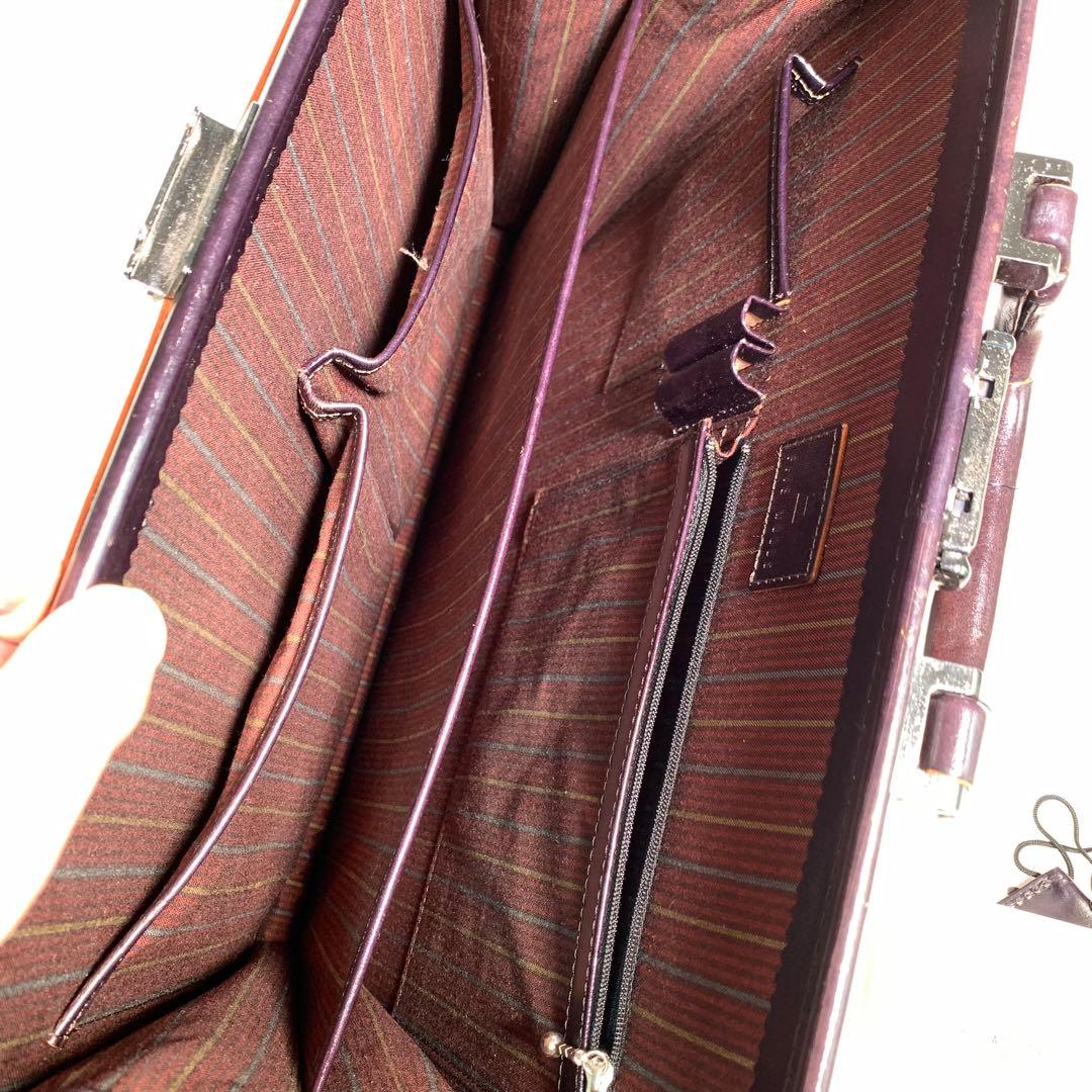 DRAWER ダレスバッグ FIVE WOODS 鍵付き レザー 林五 本革