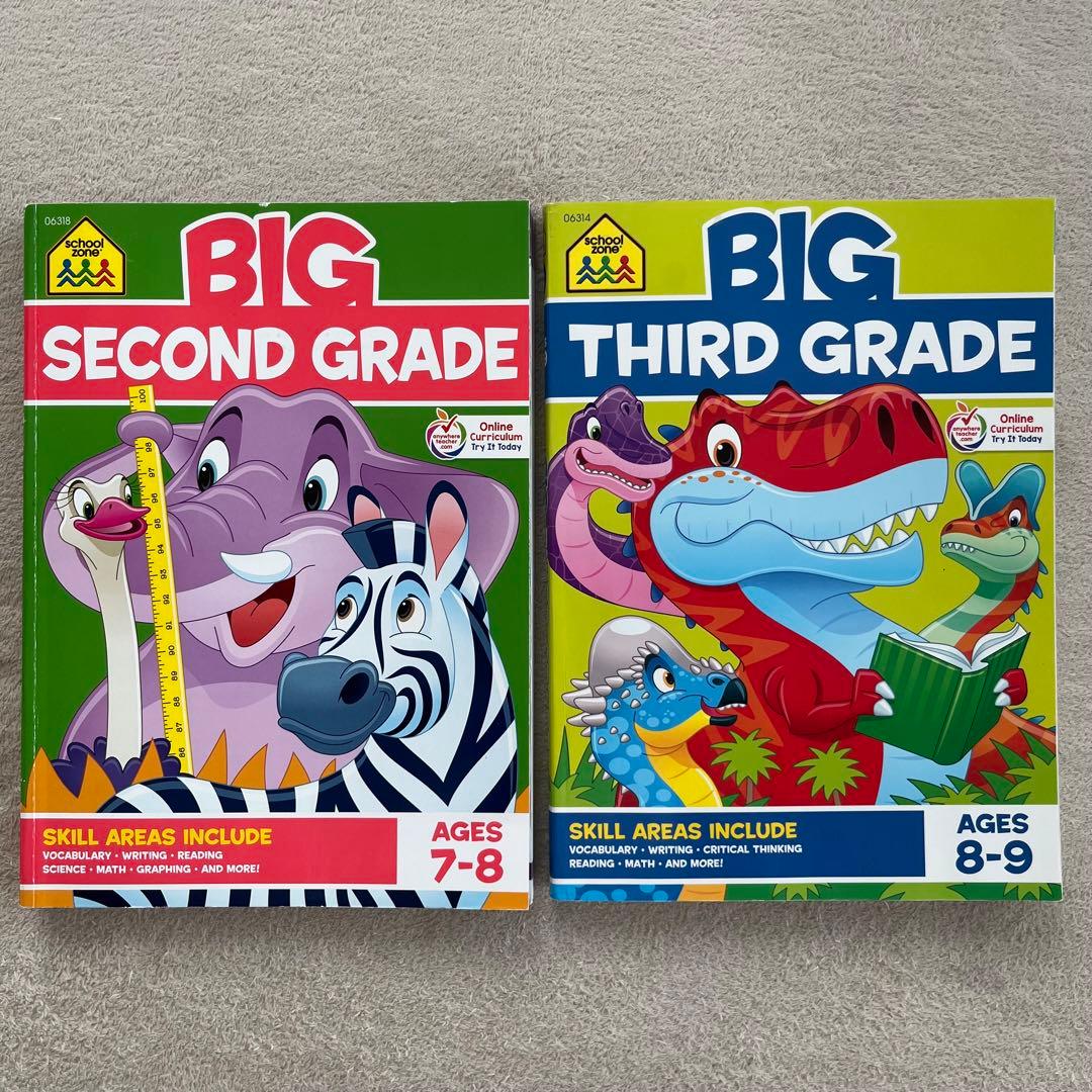 SCHOOL ZONE BIG SECOND/THIRD GRADE（2冊） Big Science Workbook Grades 2-3 – School Zone Publishing Company