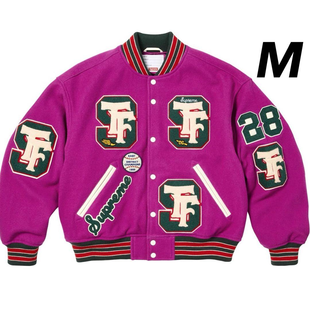SUPREME Drill Team Varsity Jacket M - メルカリ