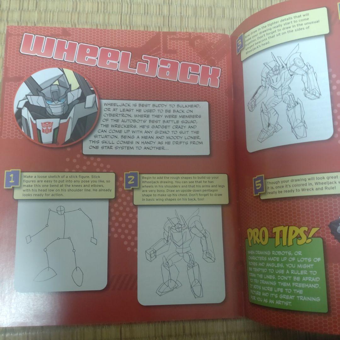 希少品】Transformers Prime how to draw 洋書 - メルカリ