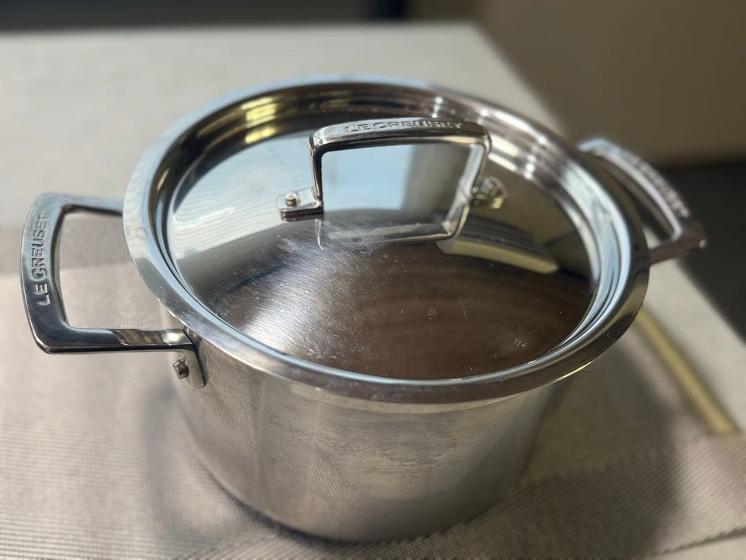 ●週末セール●Le Creuset 両手鍋 3.5L ステンレス