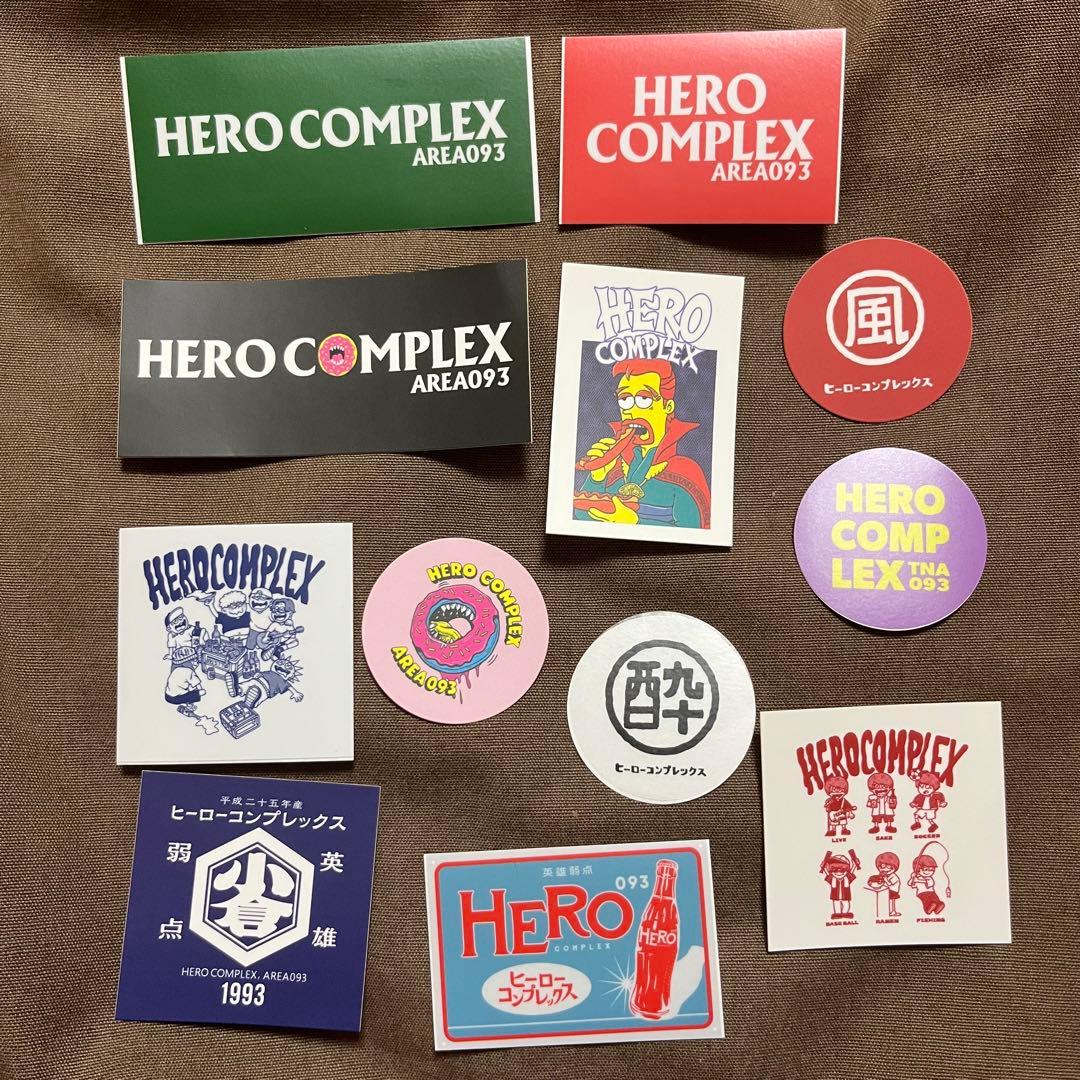 HERO COMPLEX》ヒーローコンプレックス ステッカー 12枚セット - メルカリ