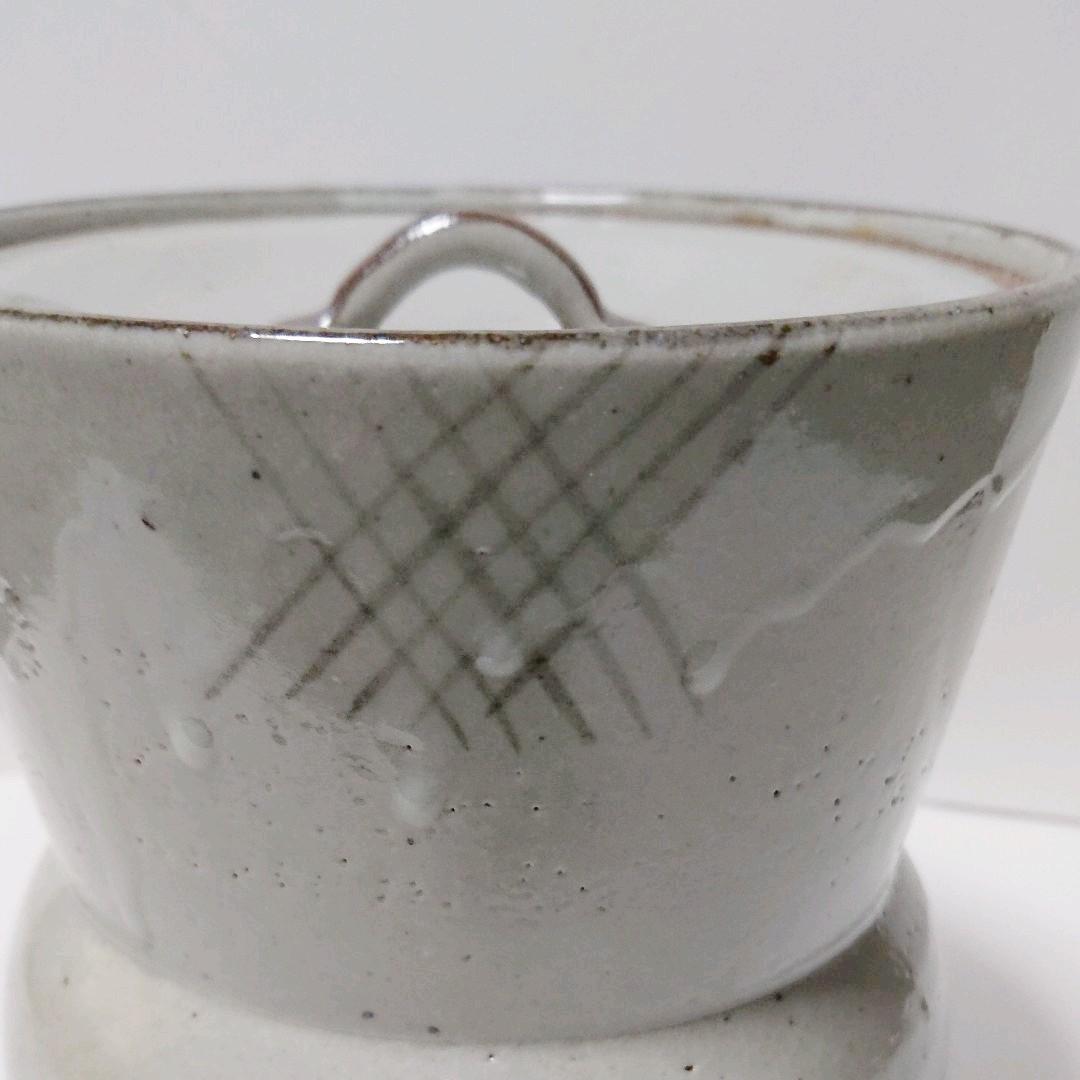 茶道具 水指 絵唐津 利左衛門窯 あんこう形 鮟鱇形