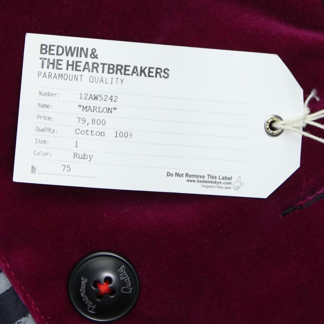 BEDWIN 新品 ポントリオ社製ベルベット Pコート 1 - メルカリ