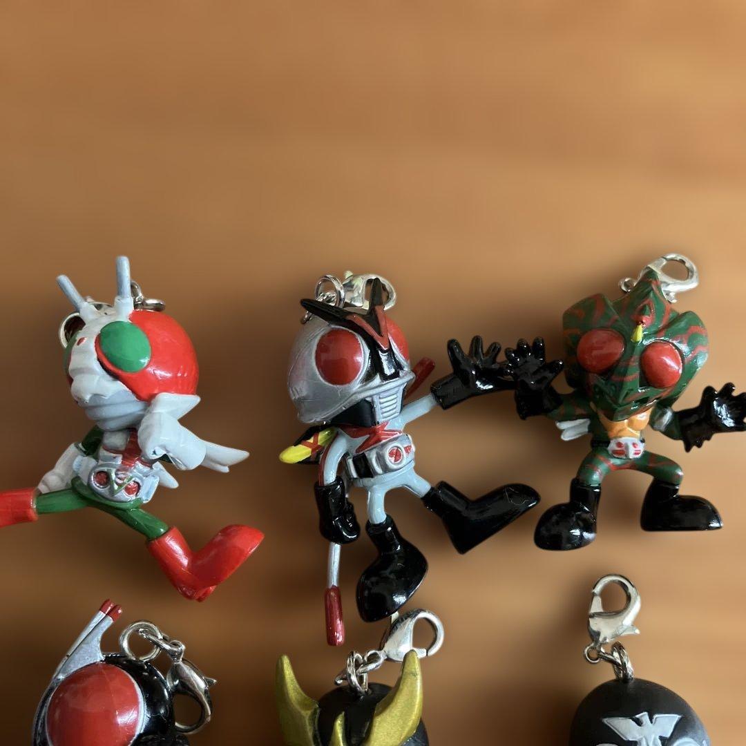 レア レトロ 昭和 平成 仮面ライダー キーホルダー チャーム 6点セット