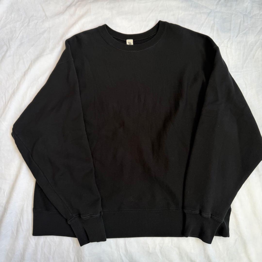 美品 LE SWEAT LECHOPPE レショップ スウェットブラック L'ECHOPPE｜インナーに使えるスウェットとカットソー。｜L'ECHOPPE