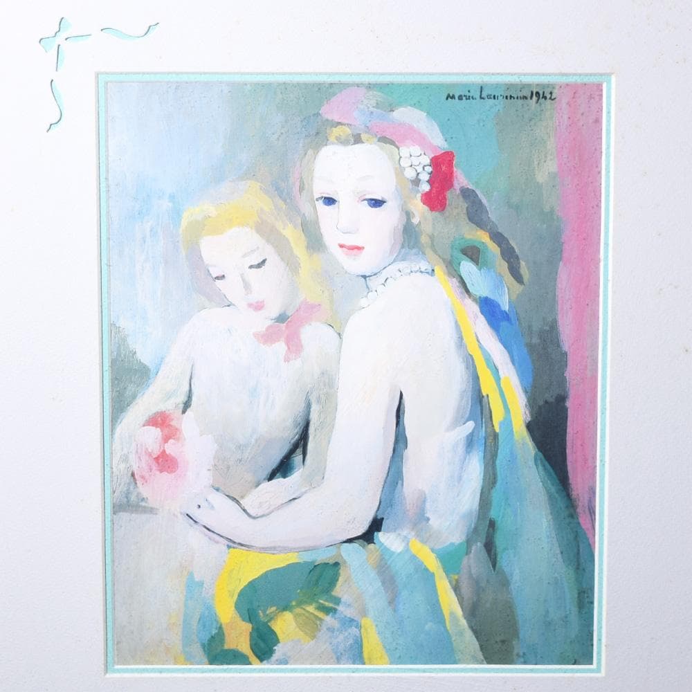 マリー・ローランサン 二人の若い女友だち アートポスター 人物画 絵画