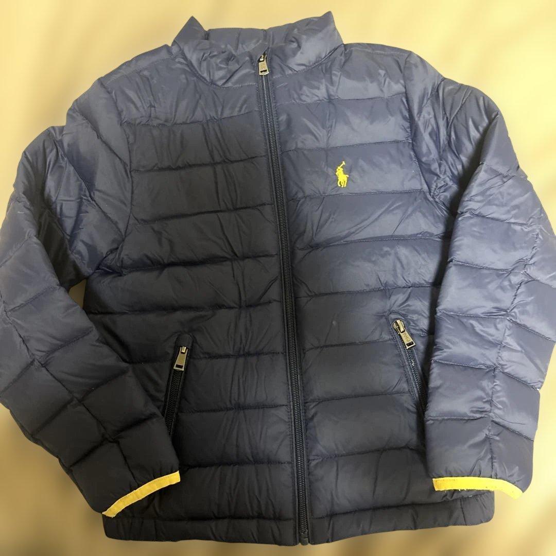 ラルフローレン/キッズ/ダウンジャケット/ネイビー - メルカリ