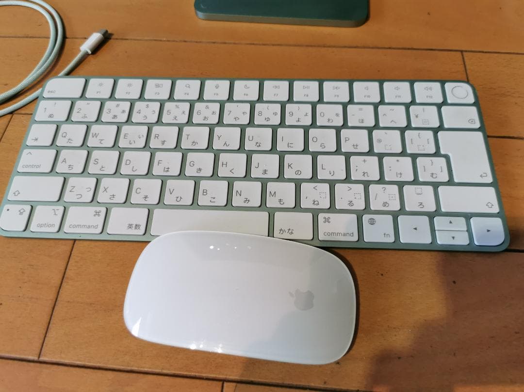 使用14日21hのみ】iMac 24インチ M1 グリーン 純正箱・付属品完備