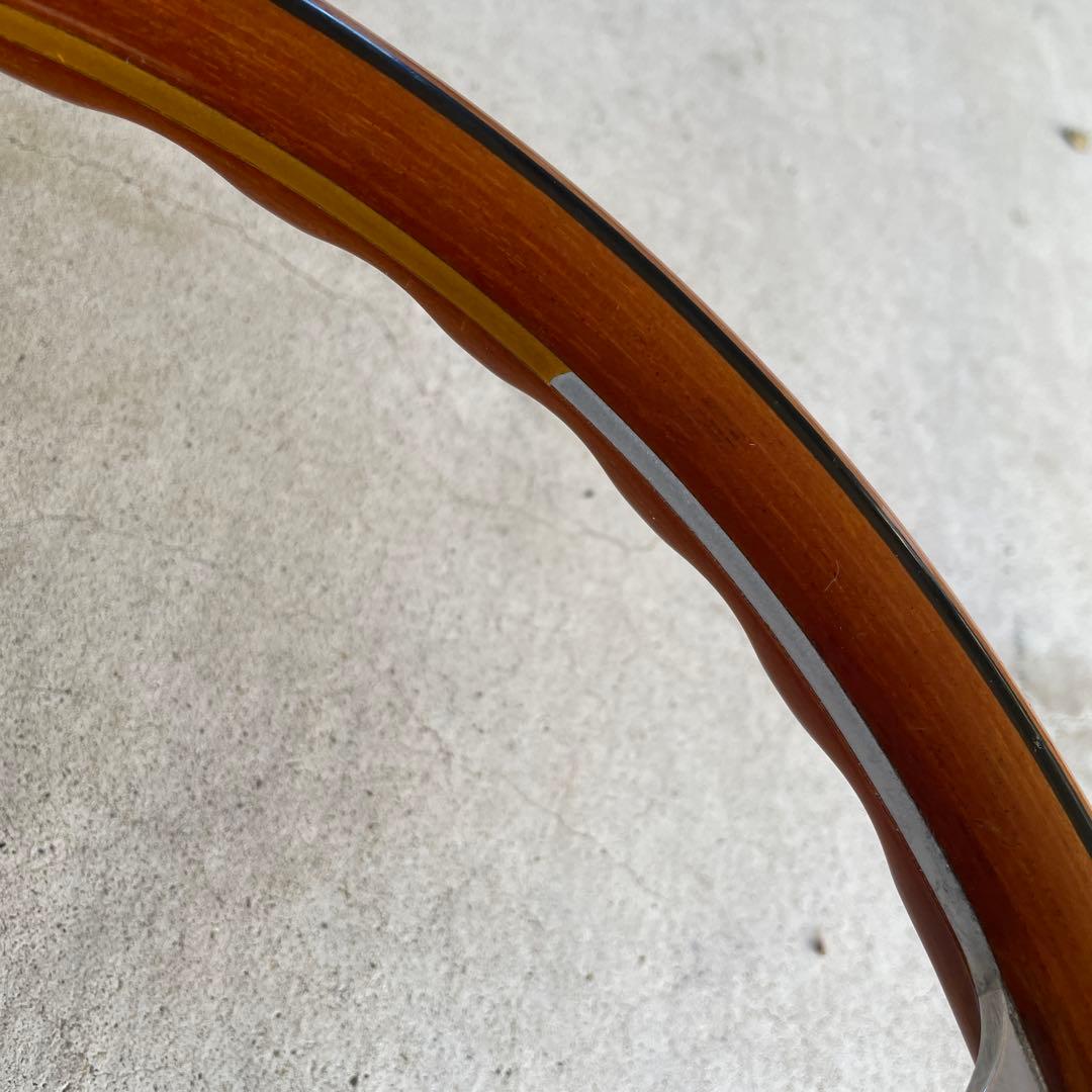 ナルディ ウッドステアリング 直径約35.5cm ボス付き(品番OT-163