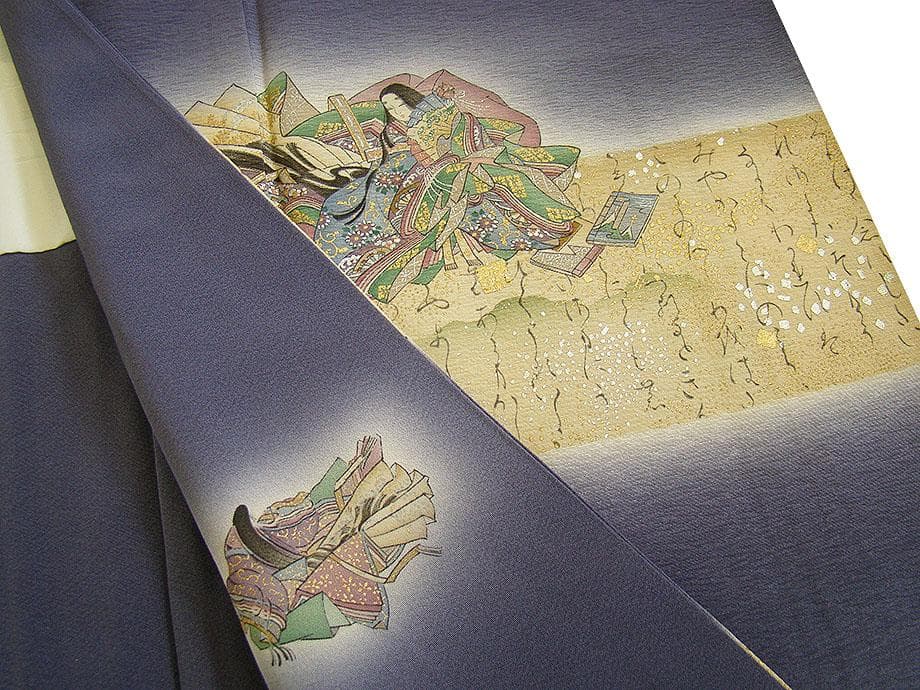 樽本伊勢蔵 訪問着＆袋帯・帯〆・帯揚げセット（正絹）仕立上り