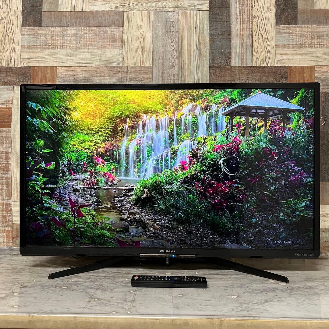 全国送料込❣️フナイ40V500GBHDD録画機能付液晶テレビ見ながら録画