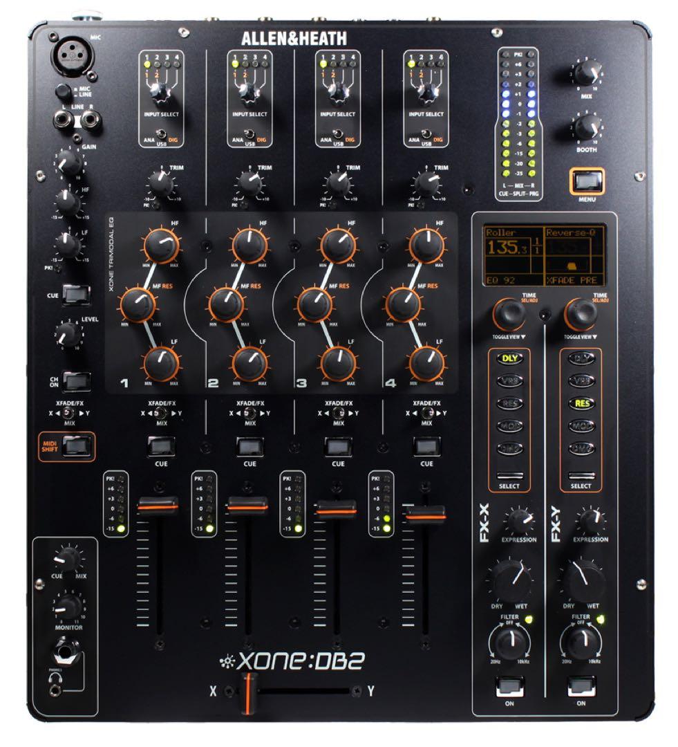 ALLEN&HEATH Xone:DB2 DJミキサー 動作確認済 箱・説明書 Allen and Heath Xone:DB2 Professional DJ Mixer | zZounds