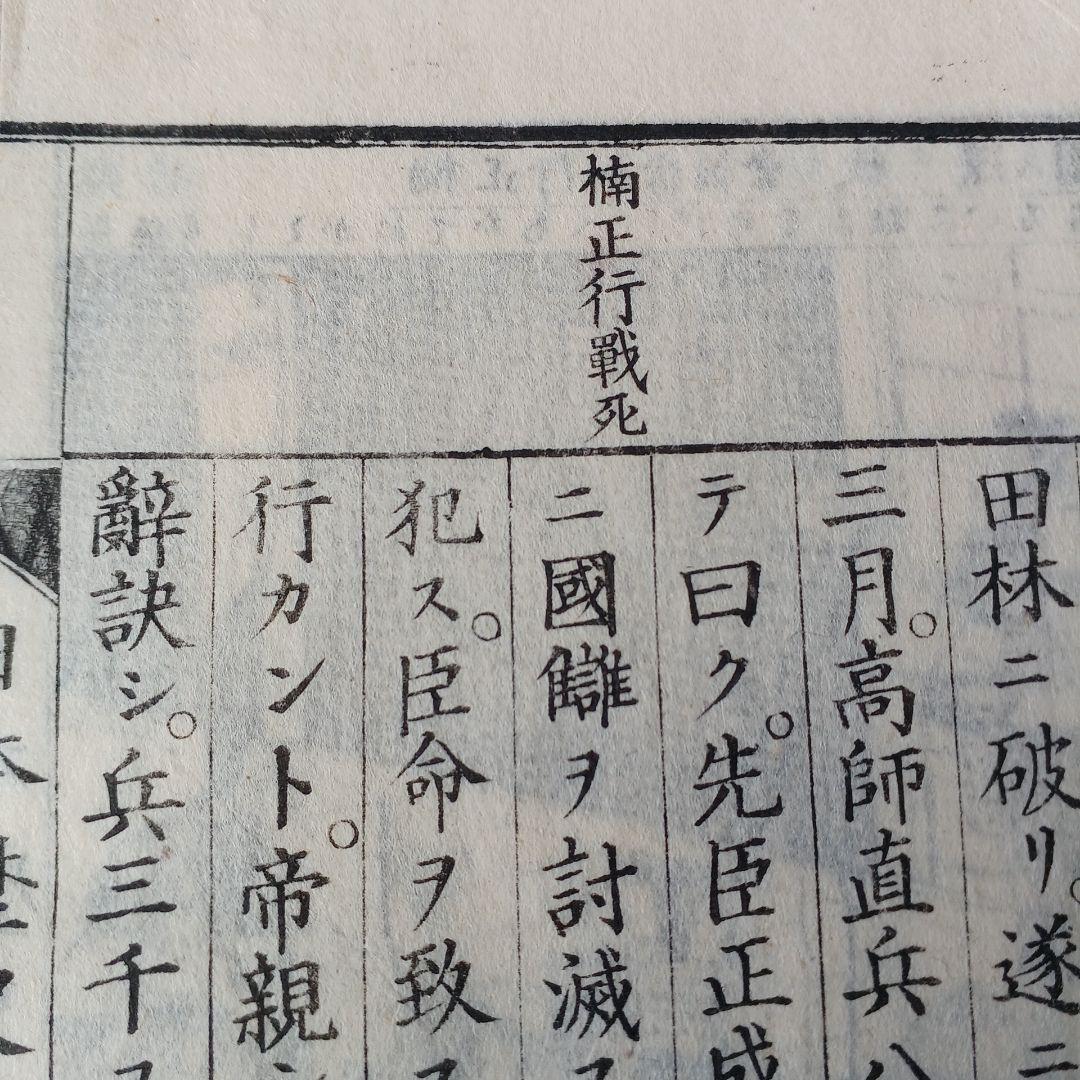 明治時代の教科書 『日本歴史 巻中』 明治20年発行 和綴じ本 入手困難