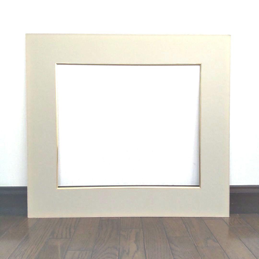 ヴィンテージ 大型 木製 額縁 64×58cm