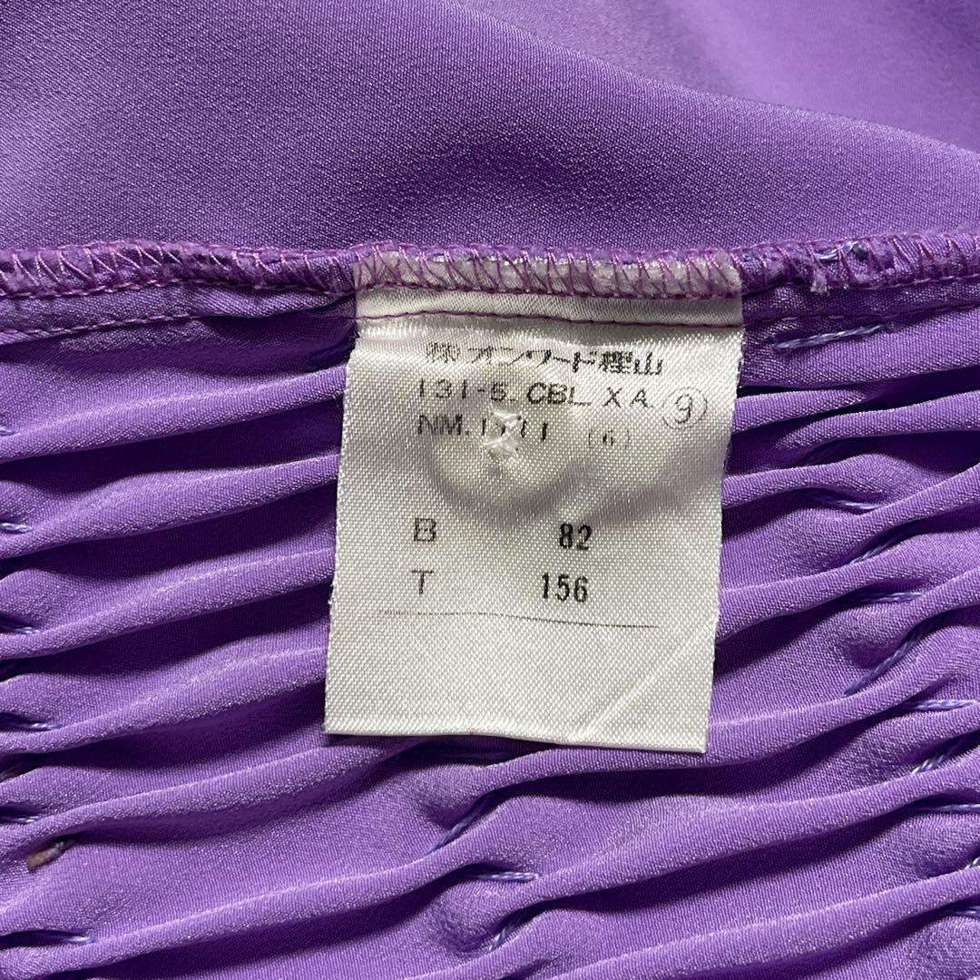 ATSURO TAYAMA 】ブラウス フリルギャザー パープル系 パリコレ - メルカリ