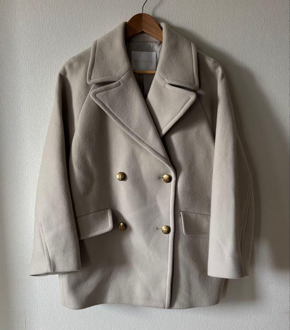 未使用に近い】リヴドロワ 2024年 ラグランPコート ベージュ 36 - メルカリ