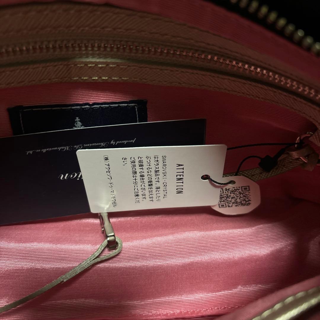 未使用タグ付き ADMJ ビジュー 2WAYクロスボディバッグ ブラック