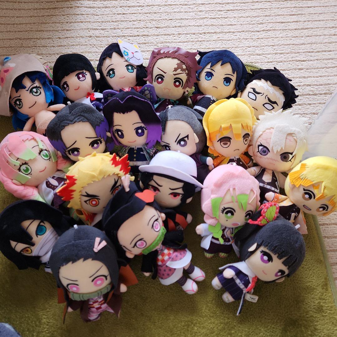 鬼滅の刃 ぬいぐるみセット 20体以上最終値下げ‼️早いもん勝ち‼️ 鬼滅の刃 Chibiぬいぐるみ ペアセット 炭治郎 禰豆子 善逸 伊之助 胡蝶