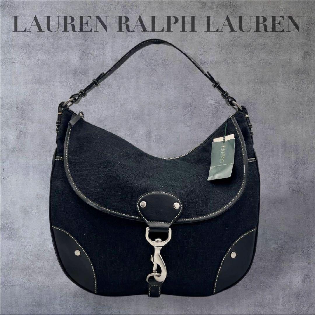 LAUREN RALPH LAUREN ワンショルダーバッグ キャンバス レザー セール】 レザー スモール Tanner ショルダー バッグ （ショルダー