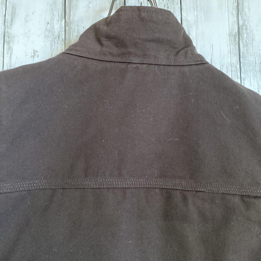 fumi様専用】 Carhartt ダックベスト DKB ダークブラウン M - メルカリ