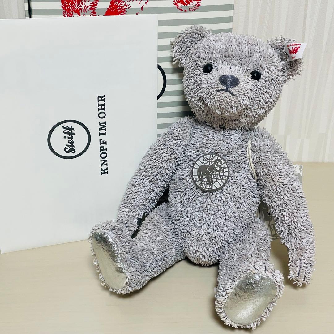 Steiff シュタイフ プラチナ ペーパーテディベア 919体限定 Steiff シュタイフ プラチナ ペーパーテディベア 919体限定 - メルカリ