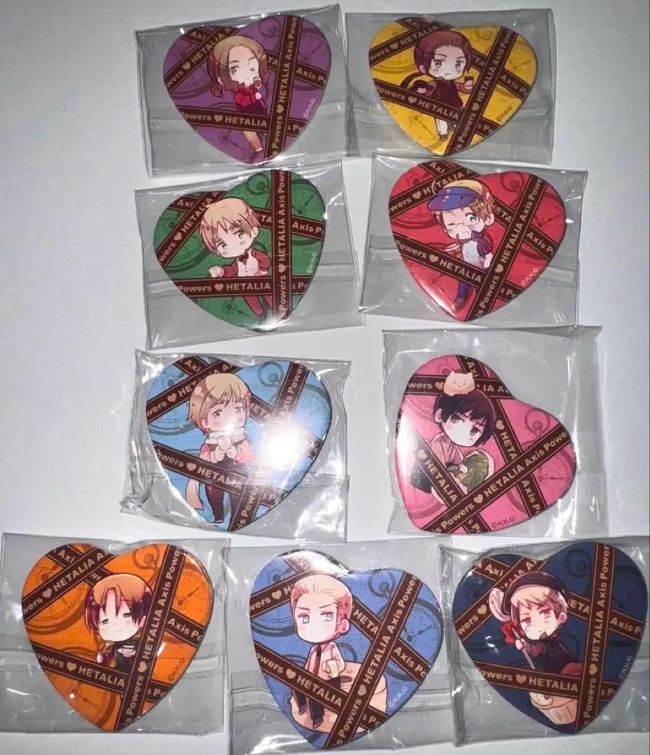 ヘタリア ヒサゴ 缶バッジ 全種① ヘタリア World☆Stars トレーディング缶バッジ｜HISAGO ヒサゴ株式