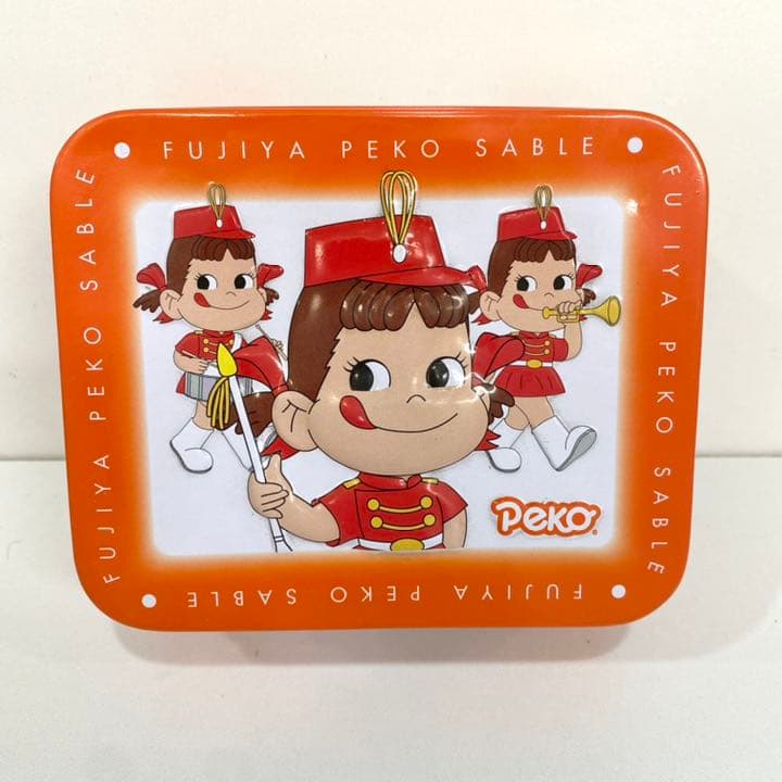 ペコちゃん サブレ缶 50周年サブレ缶 缶ケース 小物入れ 不二家 - メルカリ