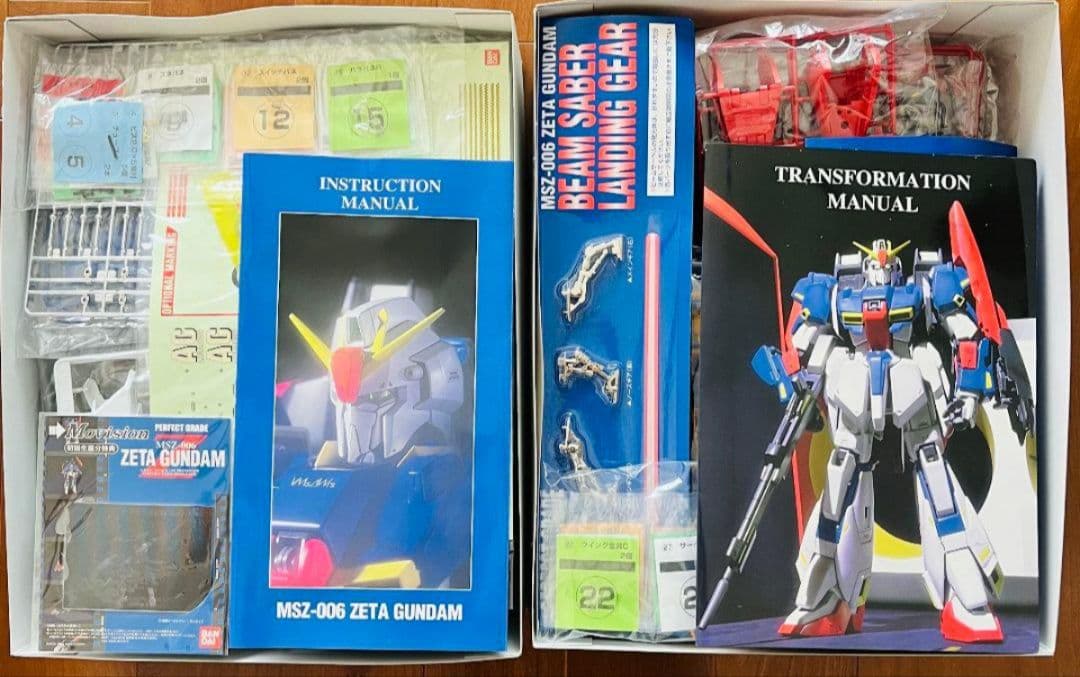 016 未組立 バンダイ PG MSZ-006 Zゼータガンダム プラモデル - メルカリ