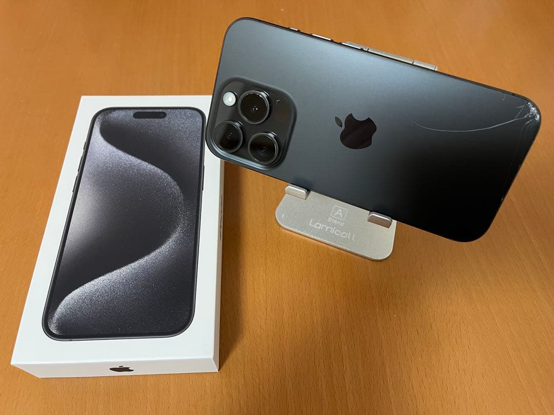 iPhone15 Pro 128GB ブラックチタニウム Apple Amazon | 【整備済み品】 Apple iPhone 15 Pro 128GB ブラック