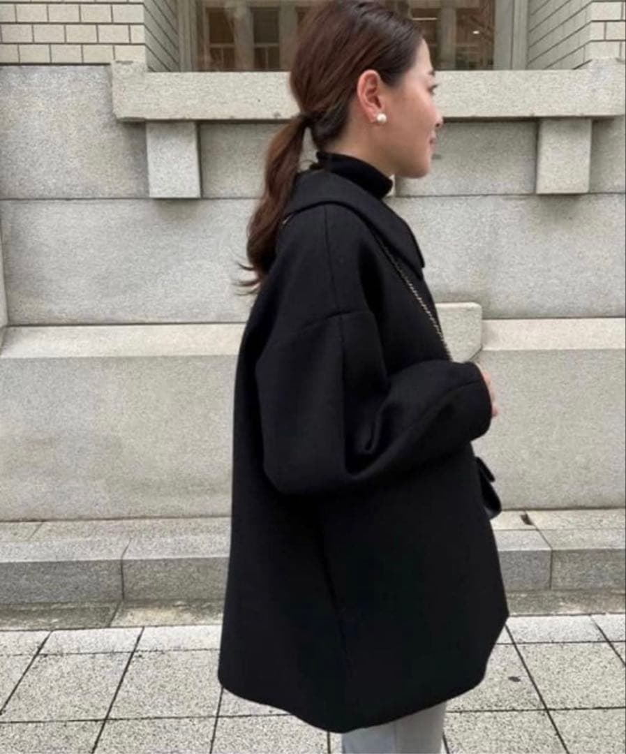 OHGA ブラック ボンディングコート - メルカリ