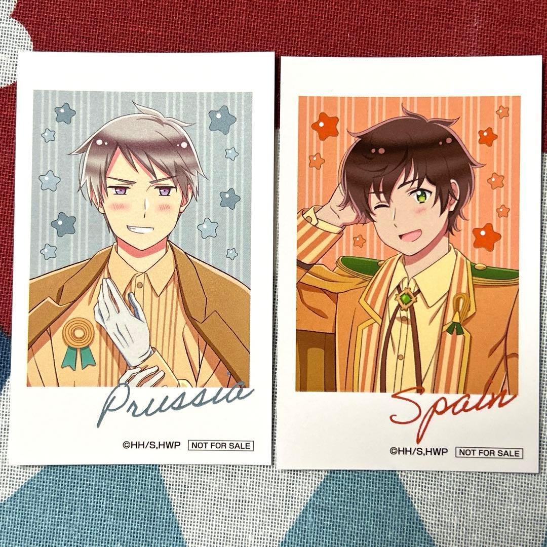 ヘタリアWorld☆Stars スイーツパレード 購入特典カード コンプセット