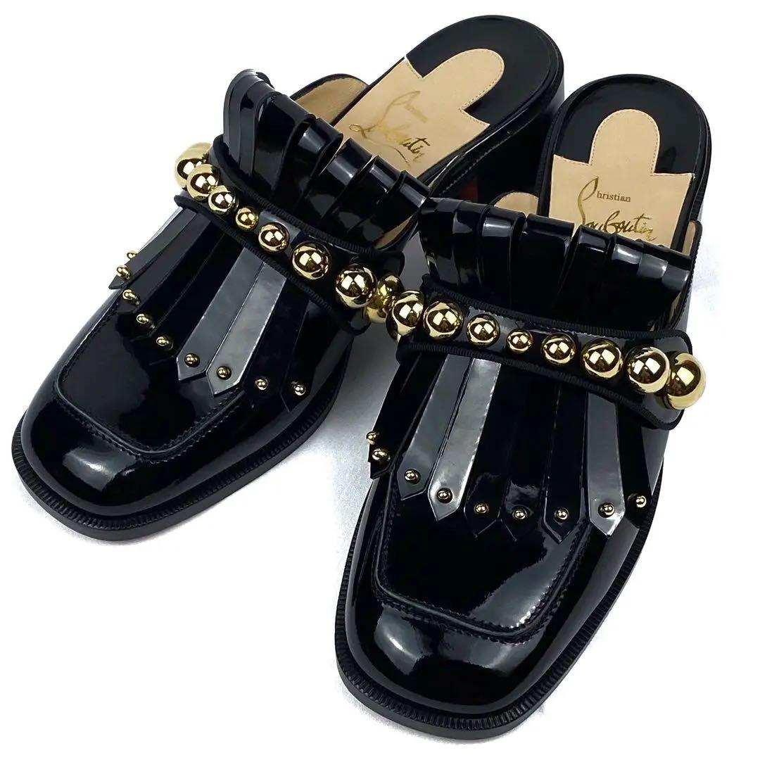 ✨新品同様✨クリスチャンルブタン　OCTAVIAN スタッズ　黒　24.5cm