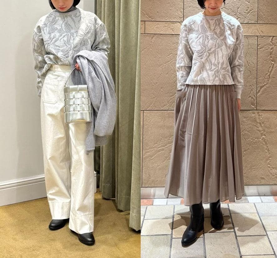 美品 ユナイテッドアローズ TOKYO 1,8万 フラワー柄 スウェット 579