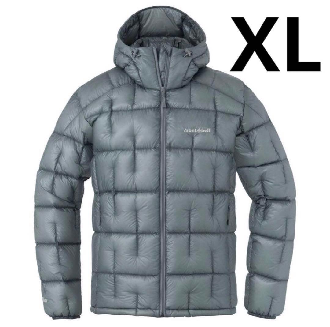 サイズXL モンベル プラズマ1000 アルパインダウンパーカ ライトグレー モンベル mont-bell モンベル プラズマ1000 アルパインダウン パーカ