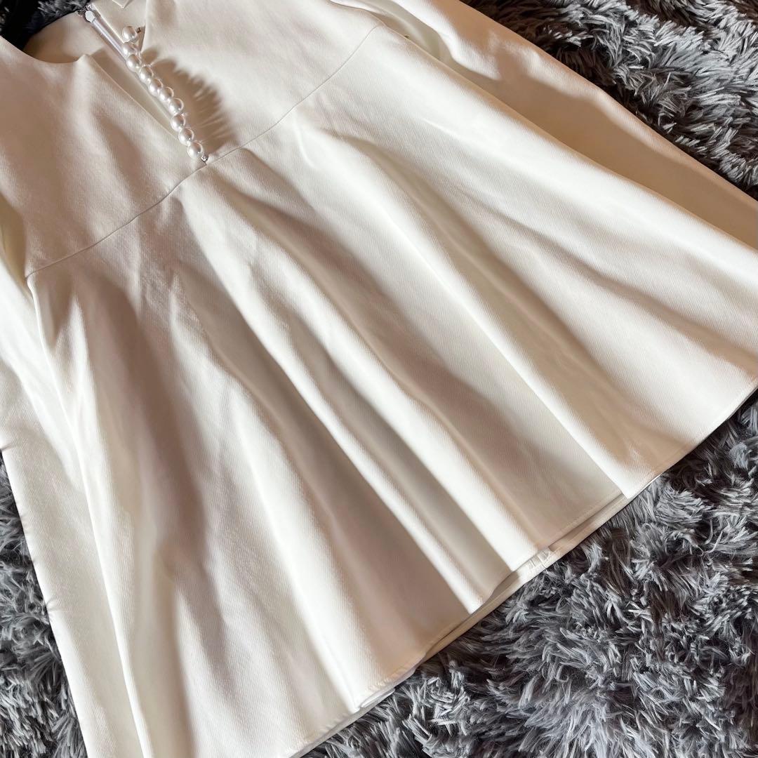 美品✨ ヨーコチャン パールAライントップス ロングスリーブ 近年 40