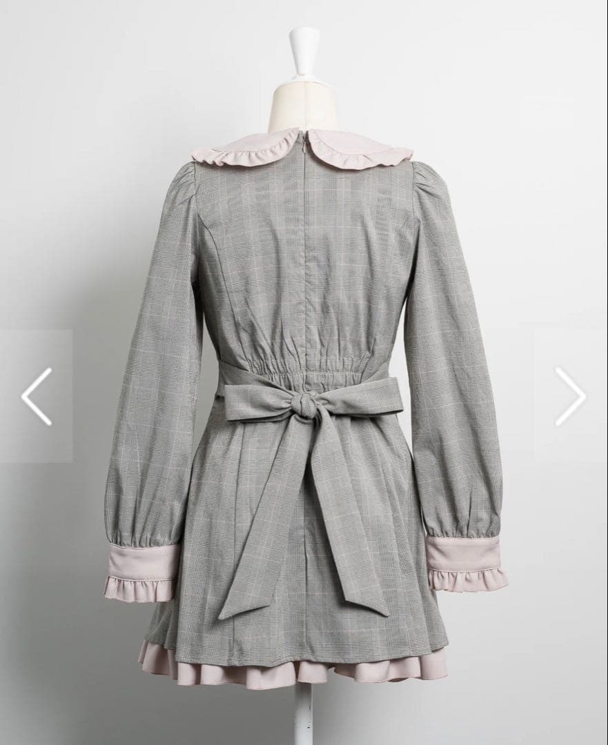 pium スクエアフリルリボンドーリーワンピース - メルカリ